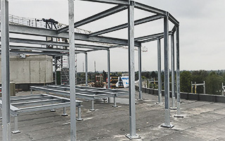 Individuelle Belcharbeiten Metallbau Rahmen Gebäude